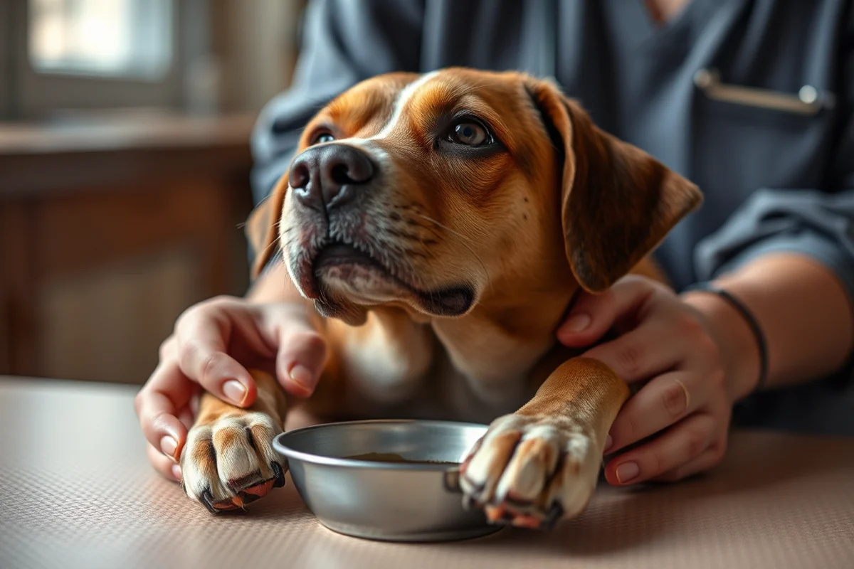 senior dog eating less — Senior Dog Eating Less (step by step)