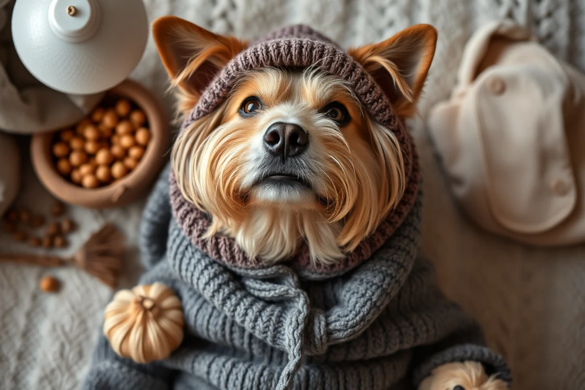 senior pet cold weather clothing — Senior Pet Cold Weather Clothing (the finished result)